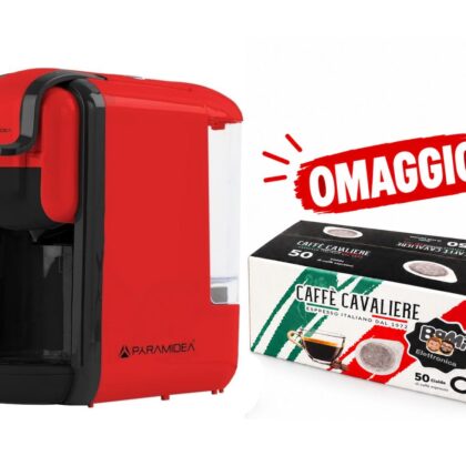 Pyramidea - Macchina per Caffè 3 in 1 0,6L  ICP310R - Rosso