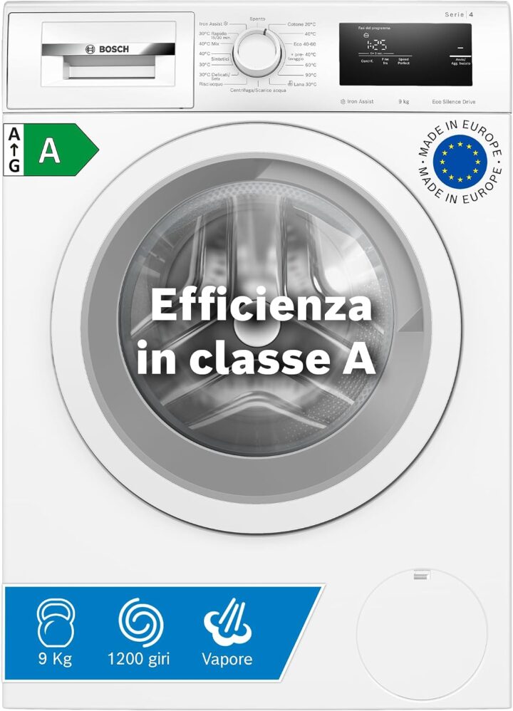 Bosch - Lavatrice carica frontale 9 Kg WAN24009II