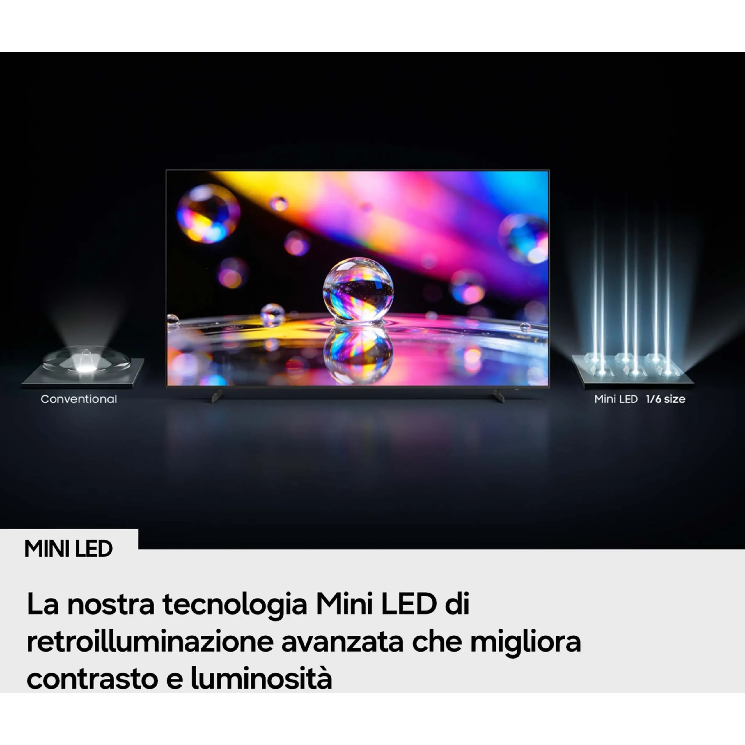 Samsung - Tv Mini LED 55 '' 4K UHD UE55M70HAUXXH - immagine 5