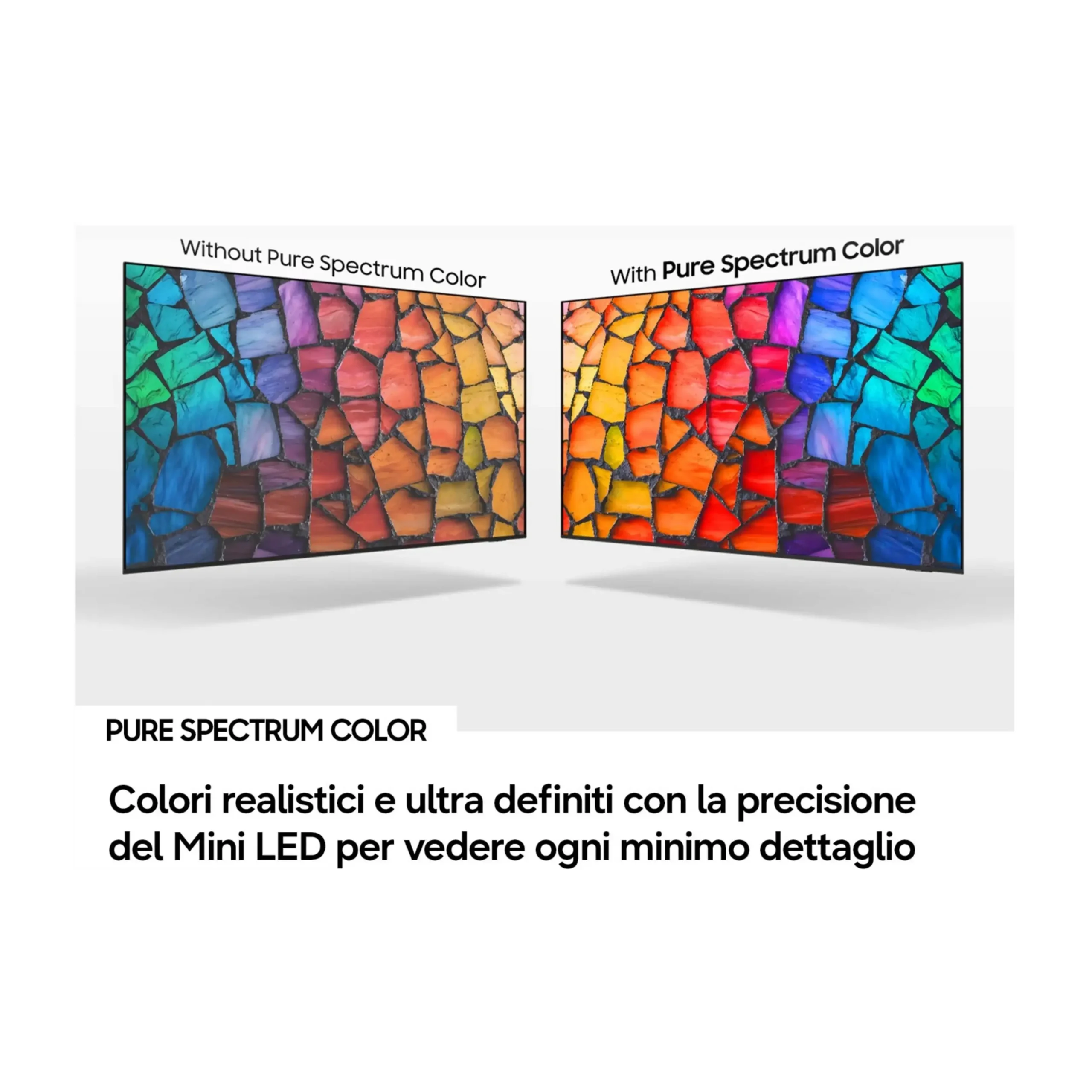 Samsung - Tv Mini LED 55 '' 4K UHD UE55M70HAUXXH - immagine 4
