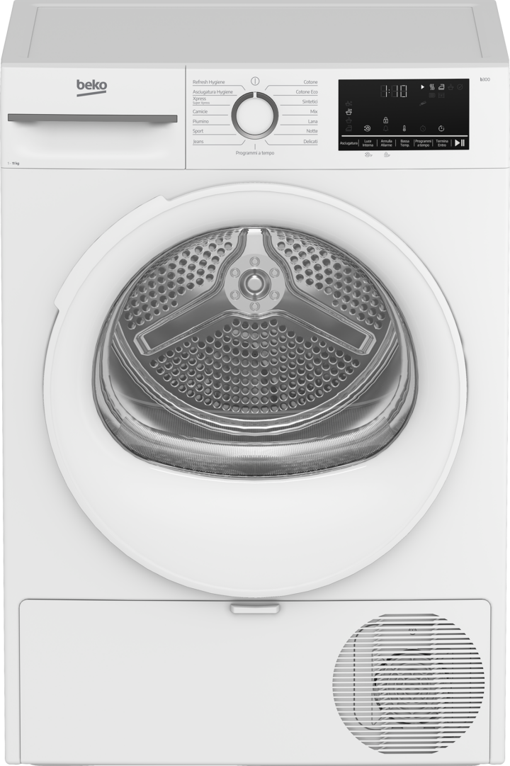 Beko - Asciugatrice a pompa di calore 11 Kg BMT113EW